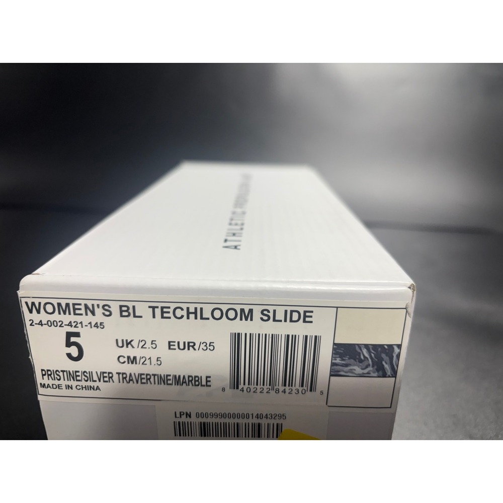 APL TechLoom Slide Womens 5 Pristine Silver Travertine Marble 2-4-002-421-145 - Picture 6 of 6